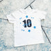 Personalised T-Shirts or baby grow with any Number
