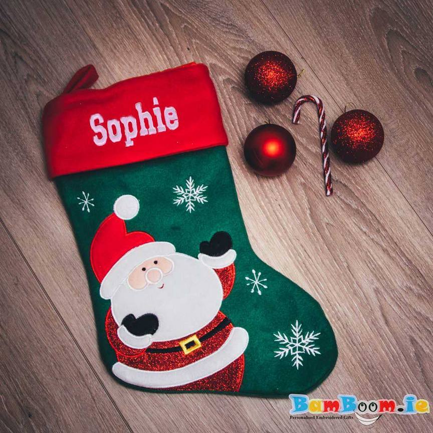 Personalised Christmas Stocking - SANTA