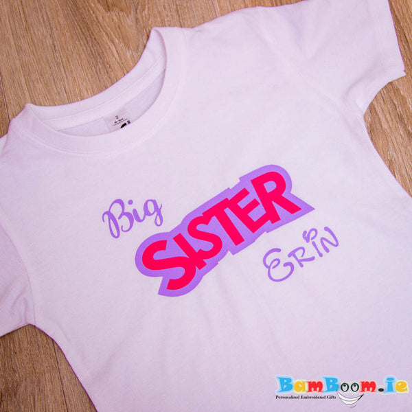 Little Sister Personalised T-shirt