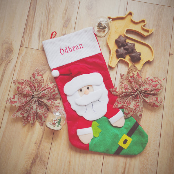 Santa stockings name 
