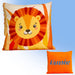 Cushion with lion - Personalised pillows Ireland
