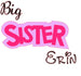 Big or Little Sister - Personalised T-Shirt