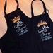 Aprons for Him and Her/Mrs&Mr wedding aprons