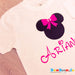 personalised baby girl top with ribon