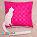 Cat Cushion with 3D tail